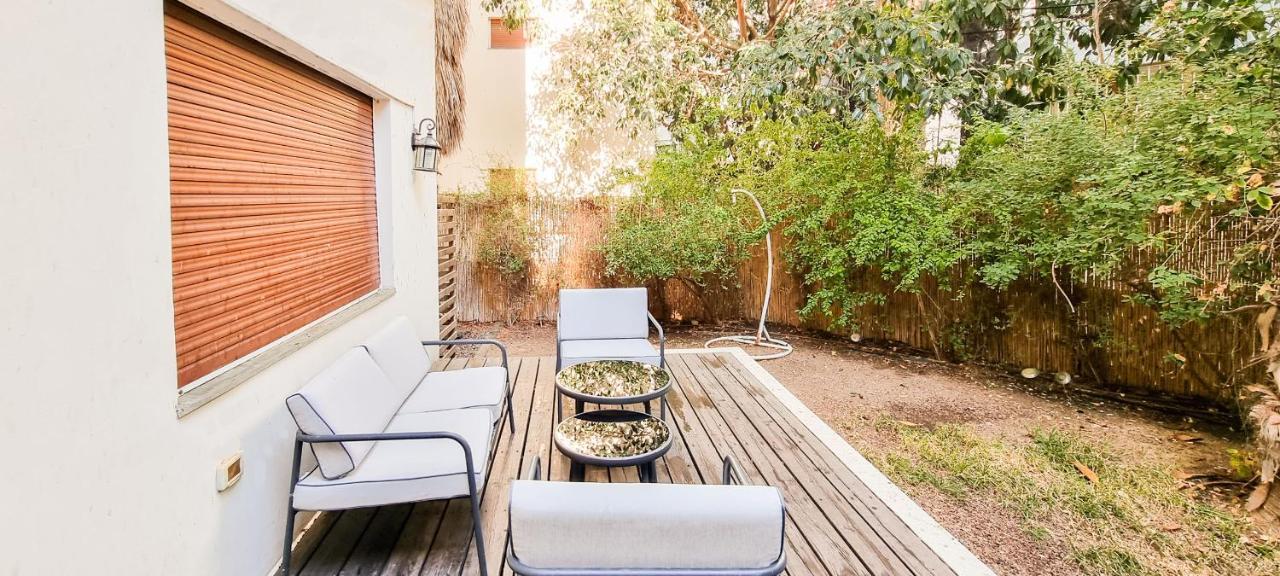 100 négyzetméteres, 2 hálószobás Apartman 2 fürdőszobával Tel Aviv városközpont területén Kültér fotó
